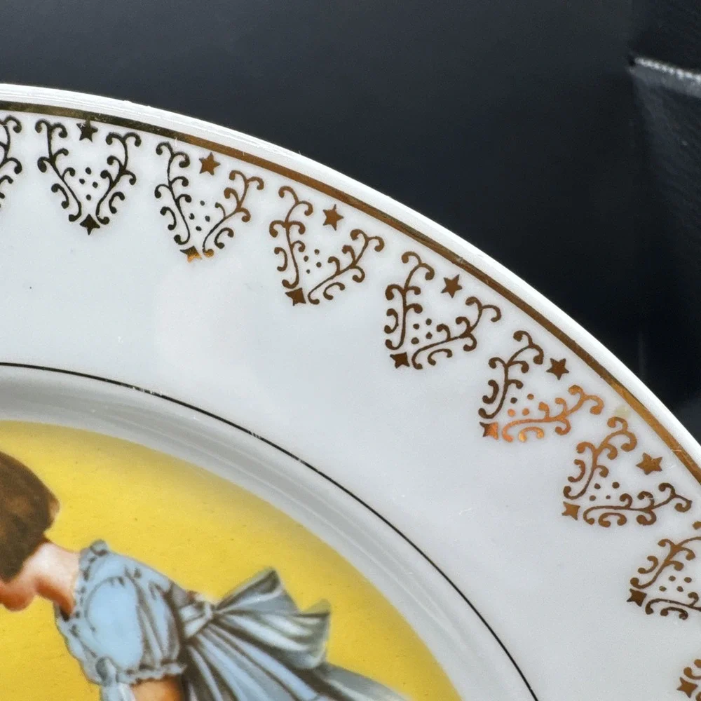 Vintage Party Time By Norman Rockwell Collectible Plate‎